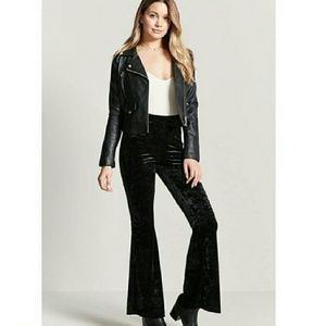 Velvet High Waisted Bell Bottoms 